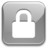 Action lock silver Icon